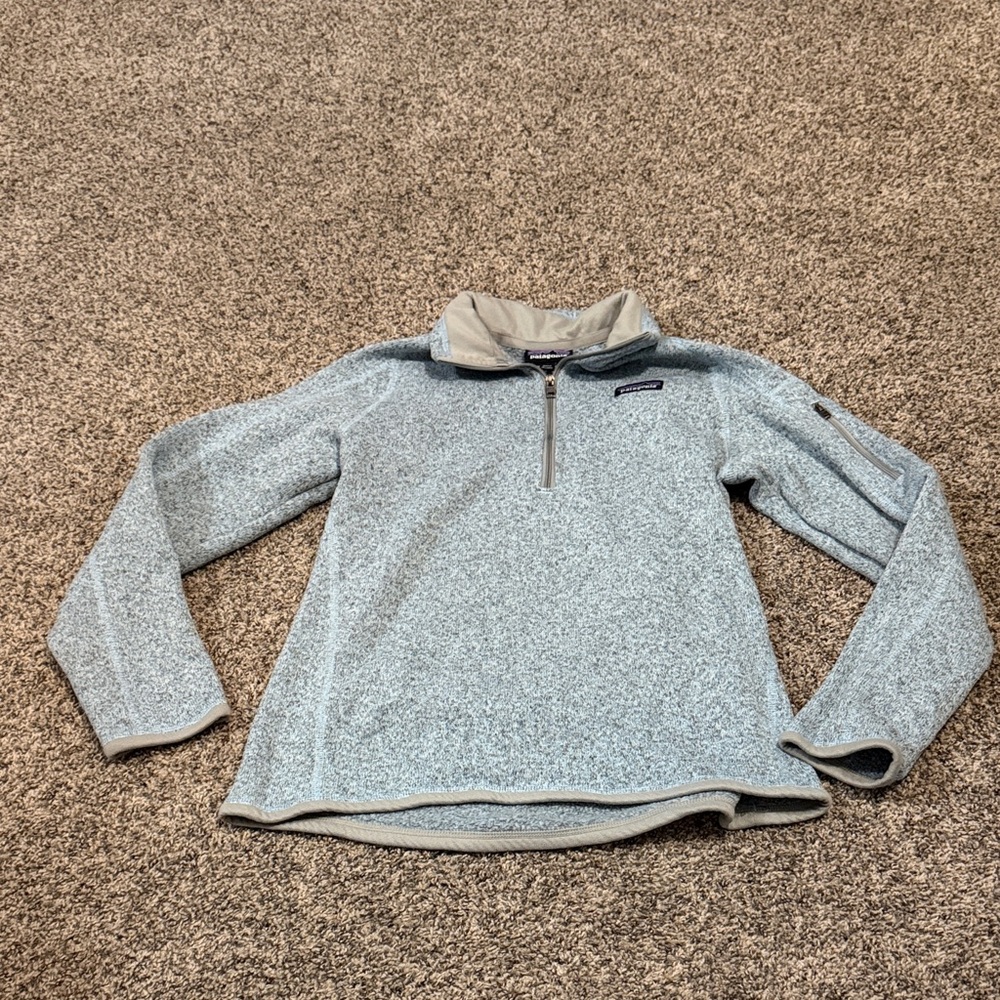 Patagonia Light Blue Fleece Pullover